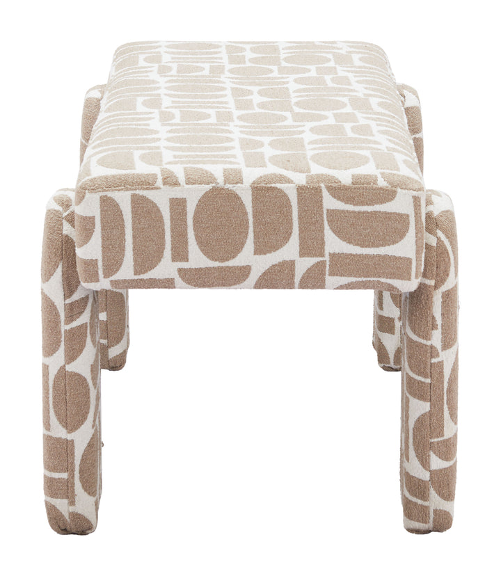 Zuo Blato Bench Gray