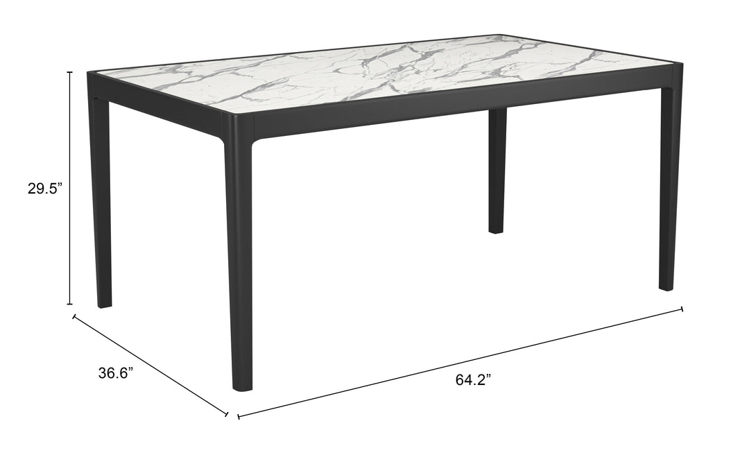 Zuo Tokai Dining Table White