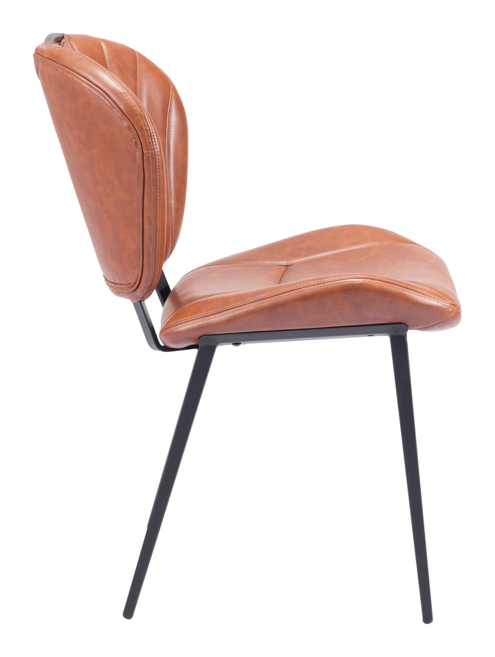 Zuo Terrence Dining Chair (Set of 2) Vintage Brown