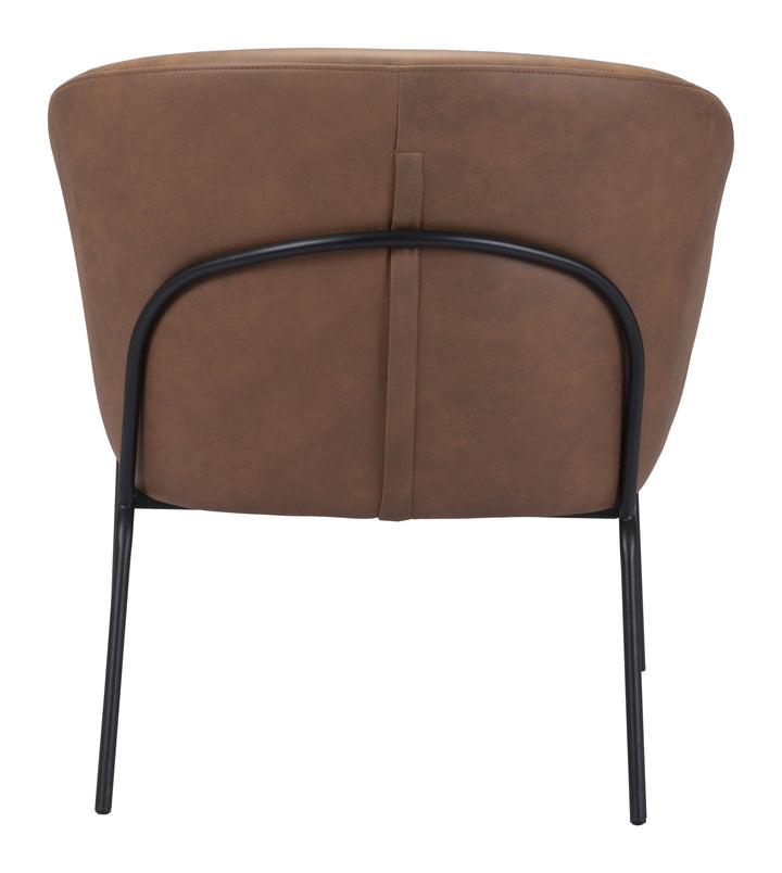 Zuo Quinten Accent Chair Vintage Brown