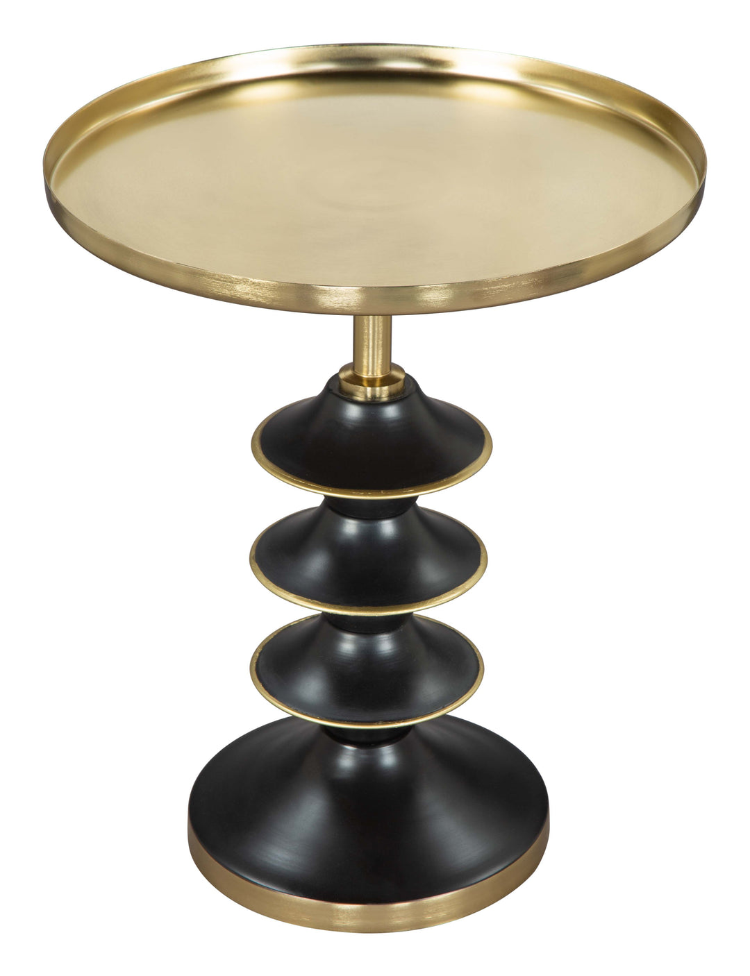 Zuo Donahue Side Table Gold & Black