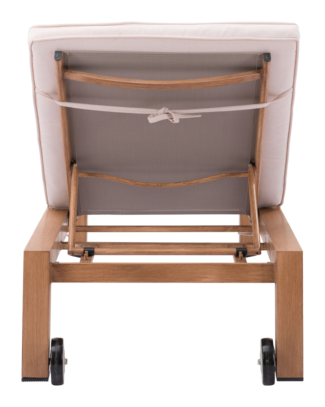 Zuo Cozumel Lounge Chair Beige & Natural
