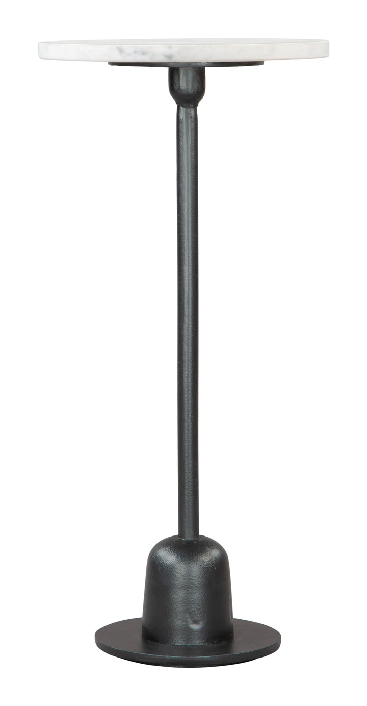 Zuo Woozy Side Table White & Black