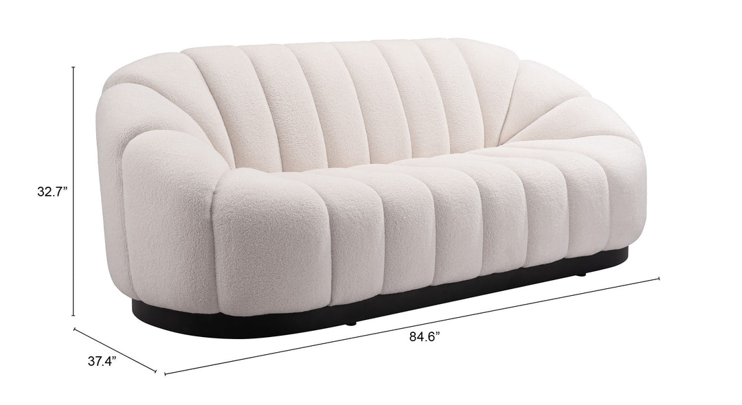 Zuo Bhutan Sofa Cream