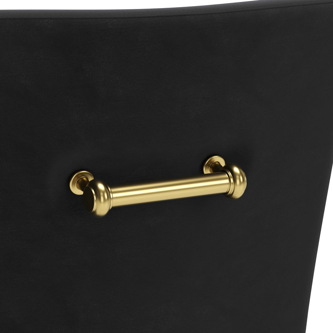 Zuo Maxine Dining Chair Black & Gold