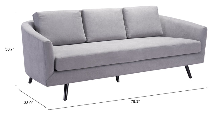Zuo Divinity Sofa Gray