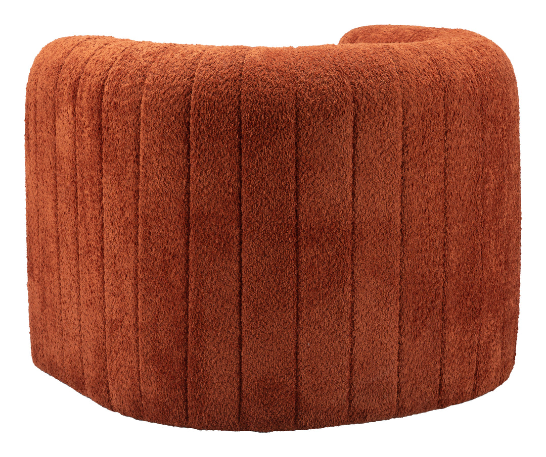 Zuo Viana Accent Chair Burnt Orange
