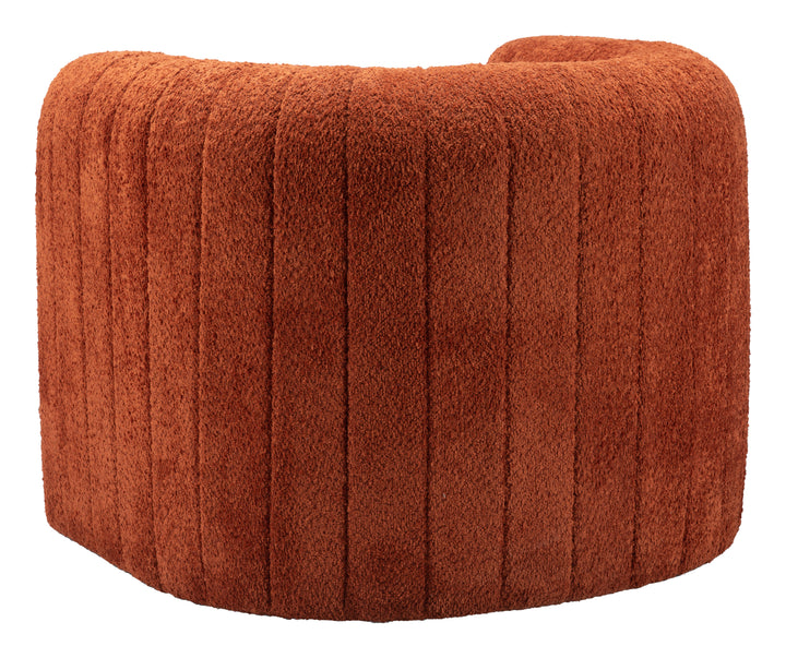 Zuo Viana Accent Chair Burnt Orange