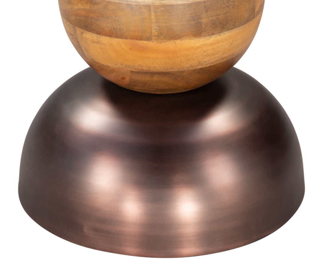 Zuo Tripoli Side Table Bronze