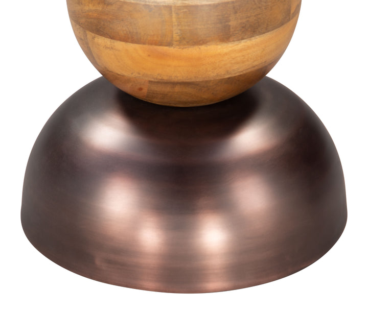 Zuo Tripoli Side Table Bronze
