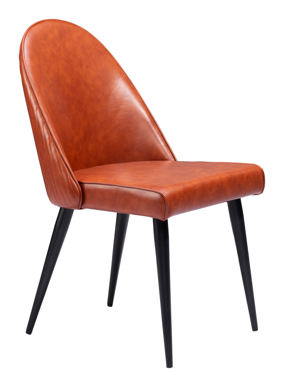 Zuo Silloth Armless Dining Chair (Set of 2) Brown