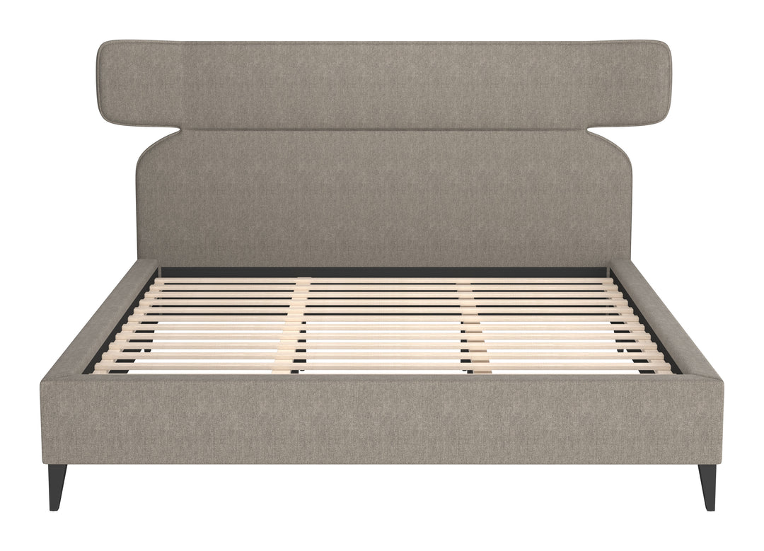 Zuo Dusa King Bed Olive Brown