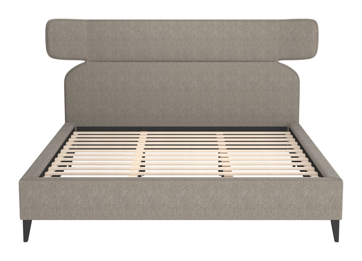Zuo Dusa King Bed Olive Brown