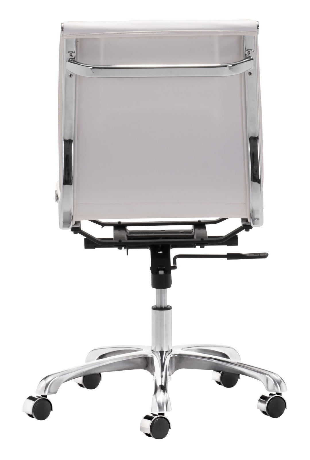 Zuo Lider Plus Armless Office Chair White