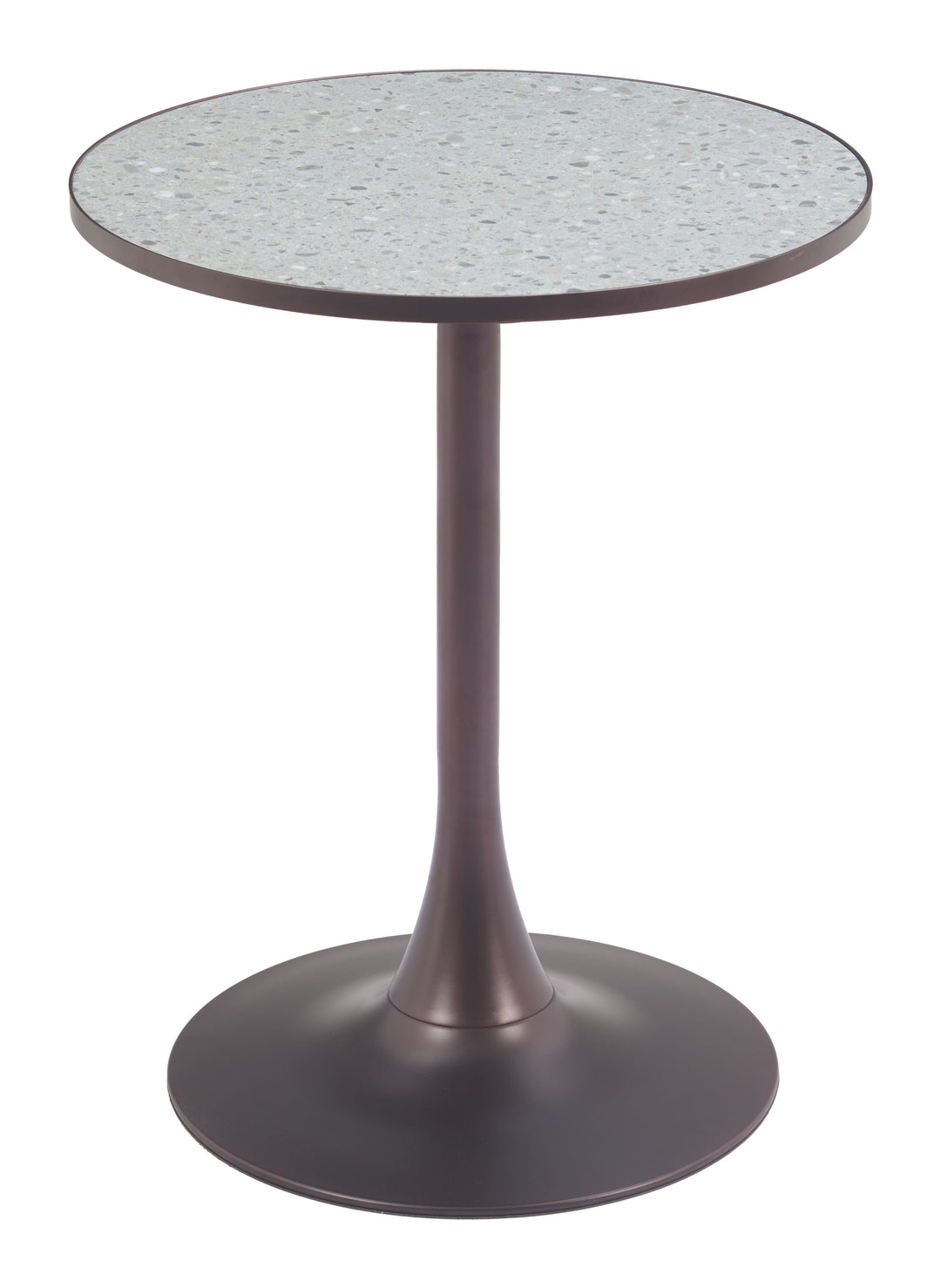 Zuo Bite Bistro Table Gray & Bronze