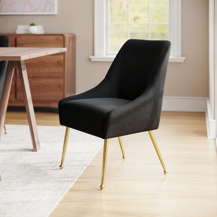 Zuo Maxine Dining Chair Black & Gold