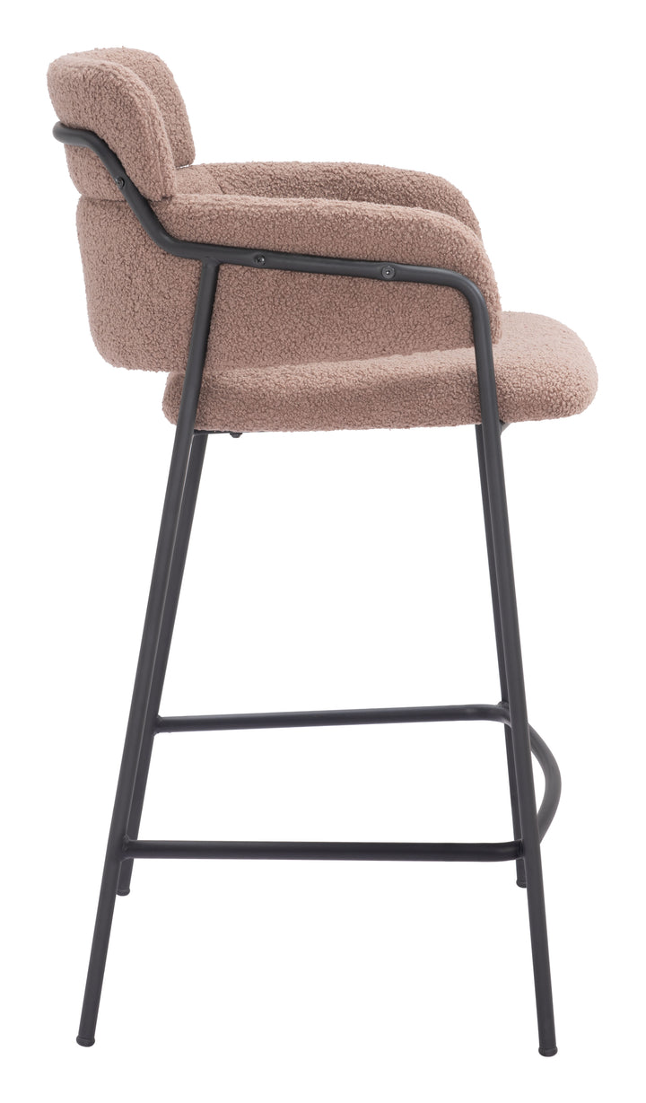 Zuo Marcel Counter Stool (Set of 2) Brown