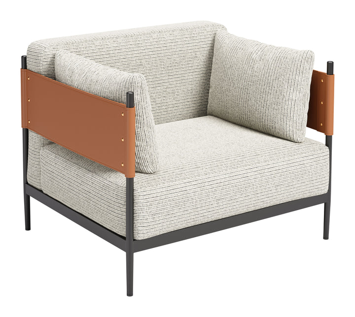 Zuo Stirbe Armchair Gray