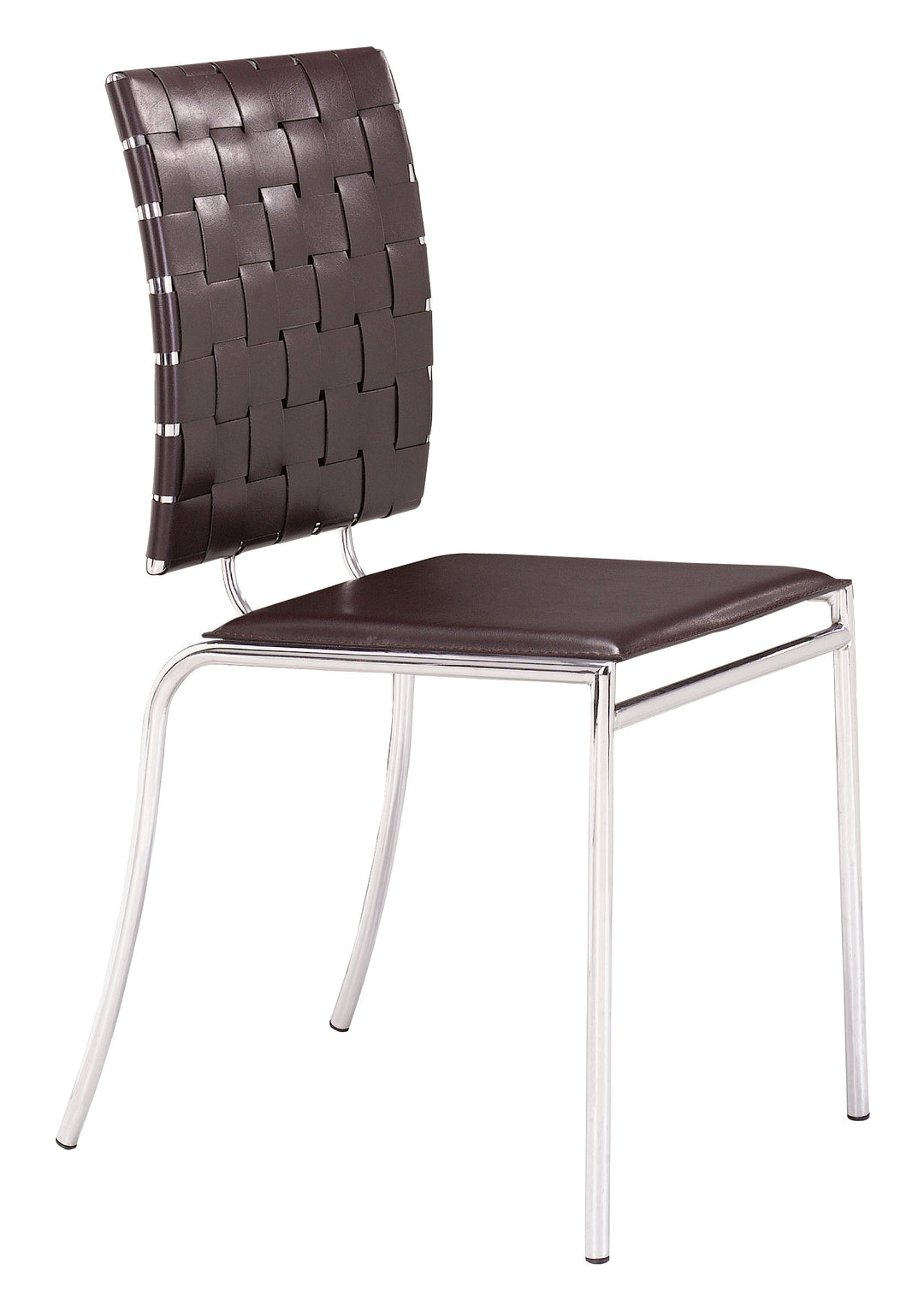 Zuo Criss Cross Dining Chair (Set of 4) Espresso