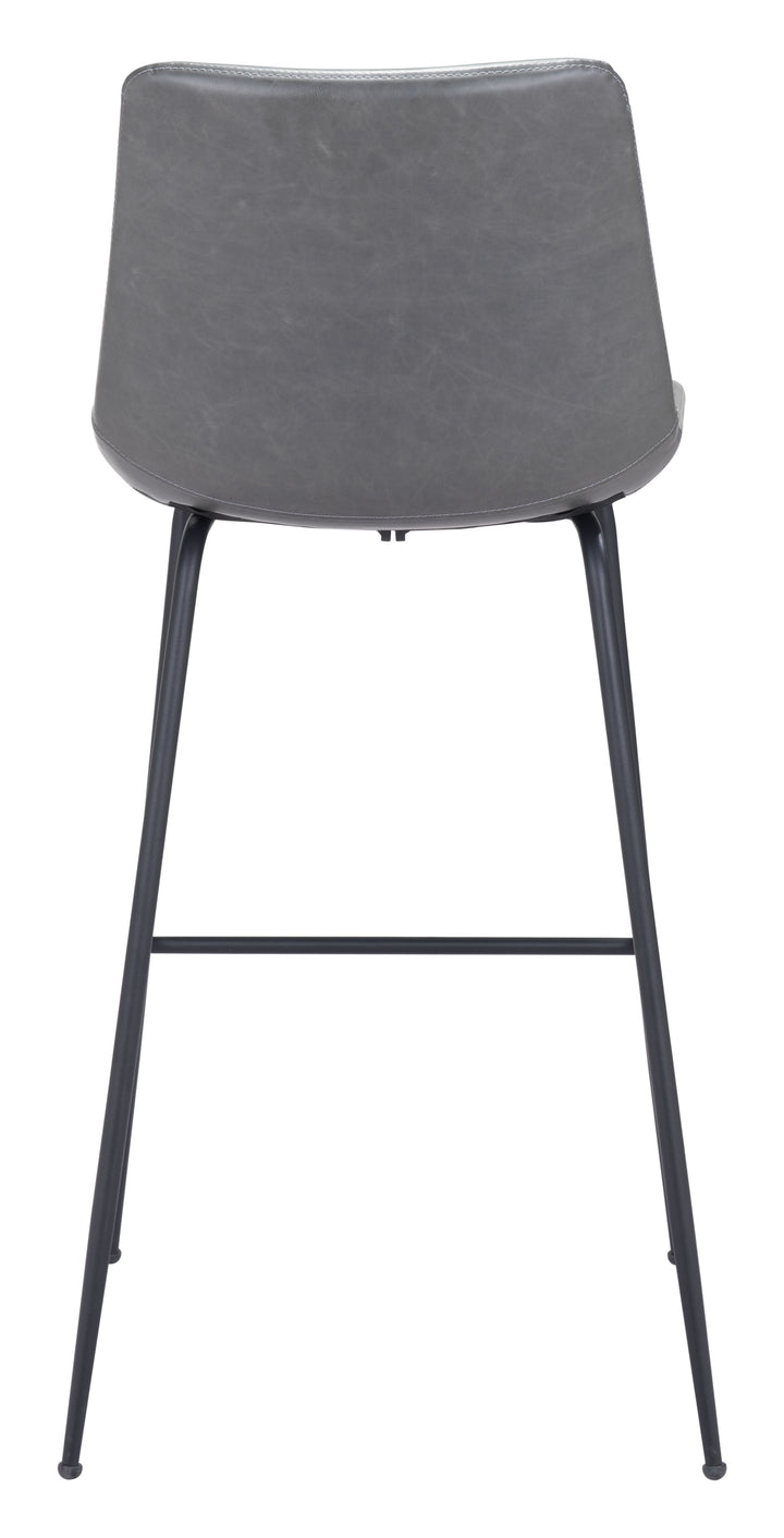 Zuo Byron Barstool Gray