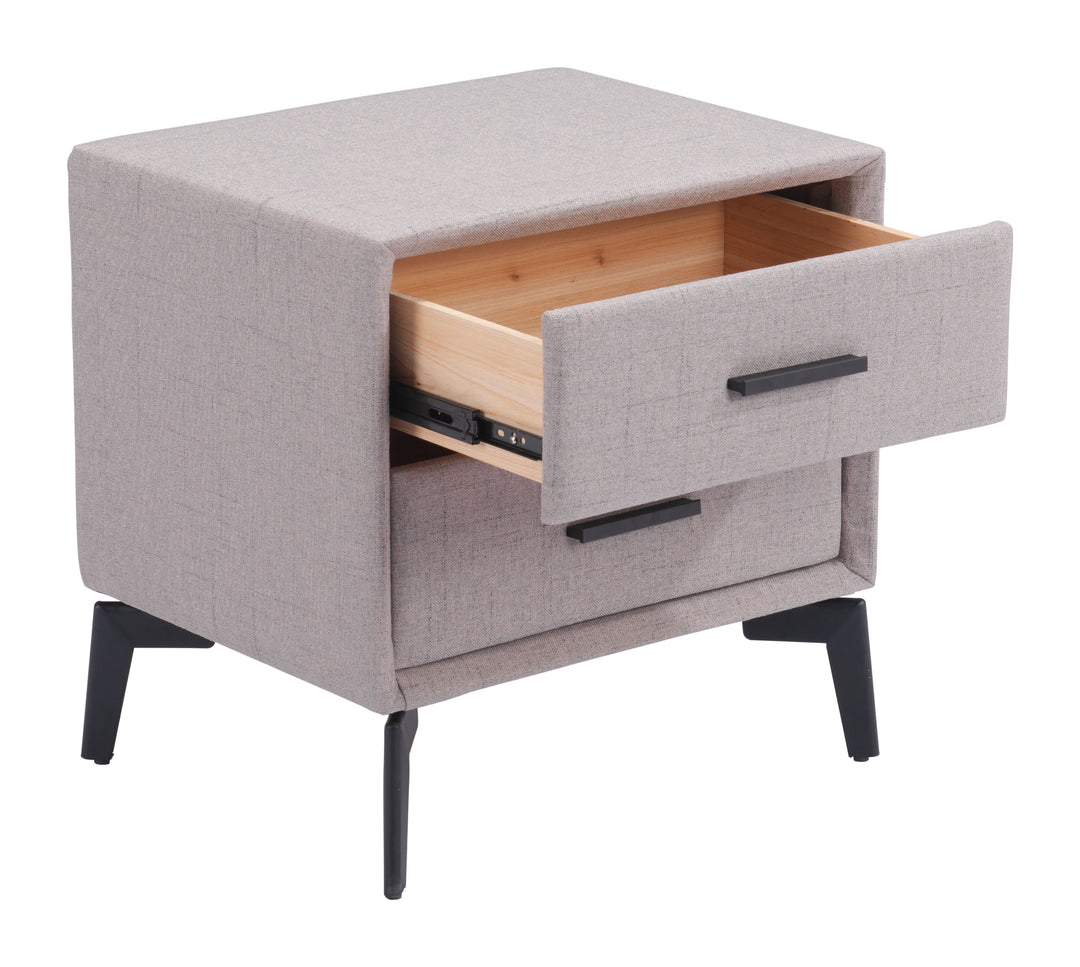 Zuo Halle Side Table Gray