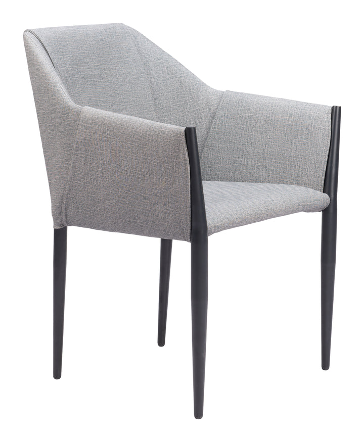 Zuo Andover Dining Chair (Set of 2) Slate Gray
