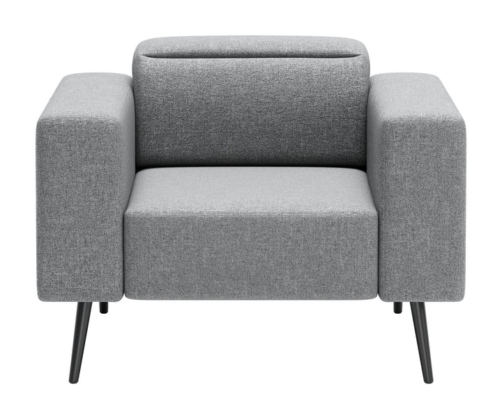 Zuo Milan Armchair Dark Gray
