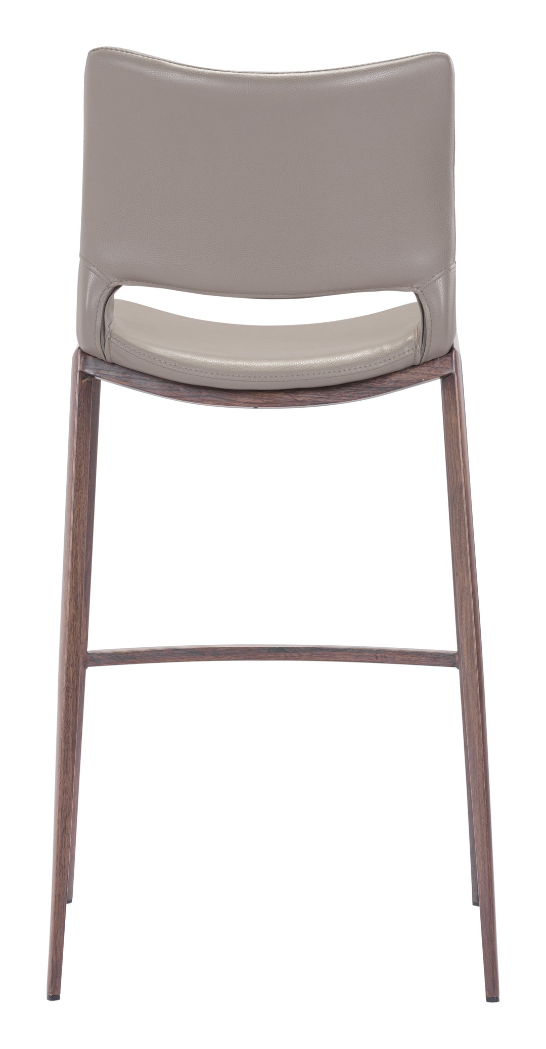 Zuo Ace Barstool (Set of 2) Brown & Walnut