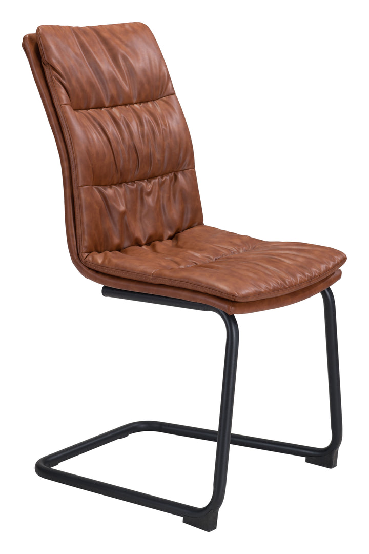 Zuo Sharon Dining Chair (Set of 2) Vintage Brown