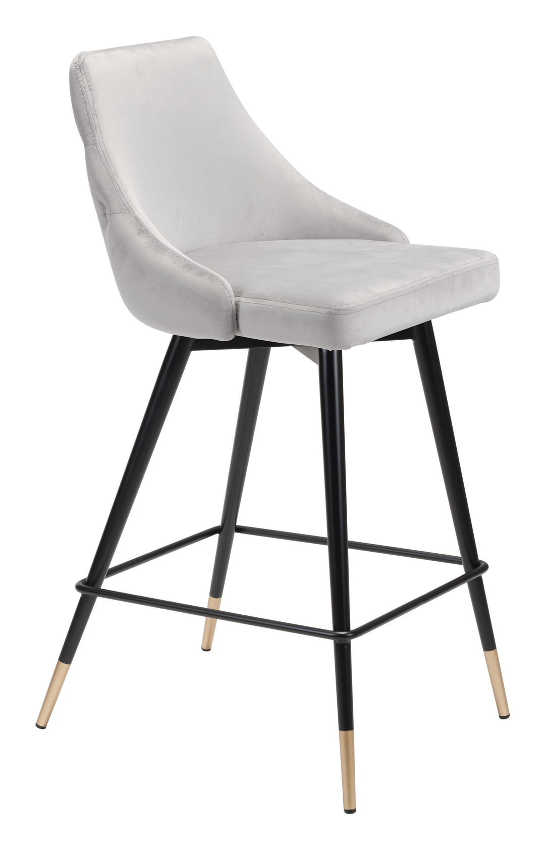 Zuo Piccolo Counter Stool Gray