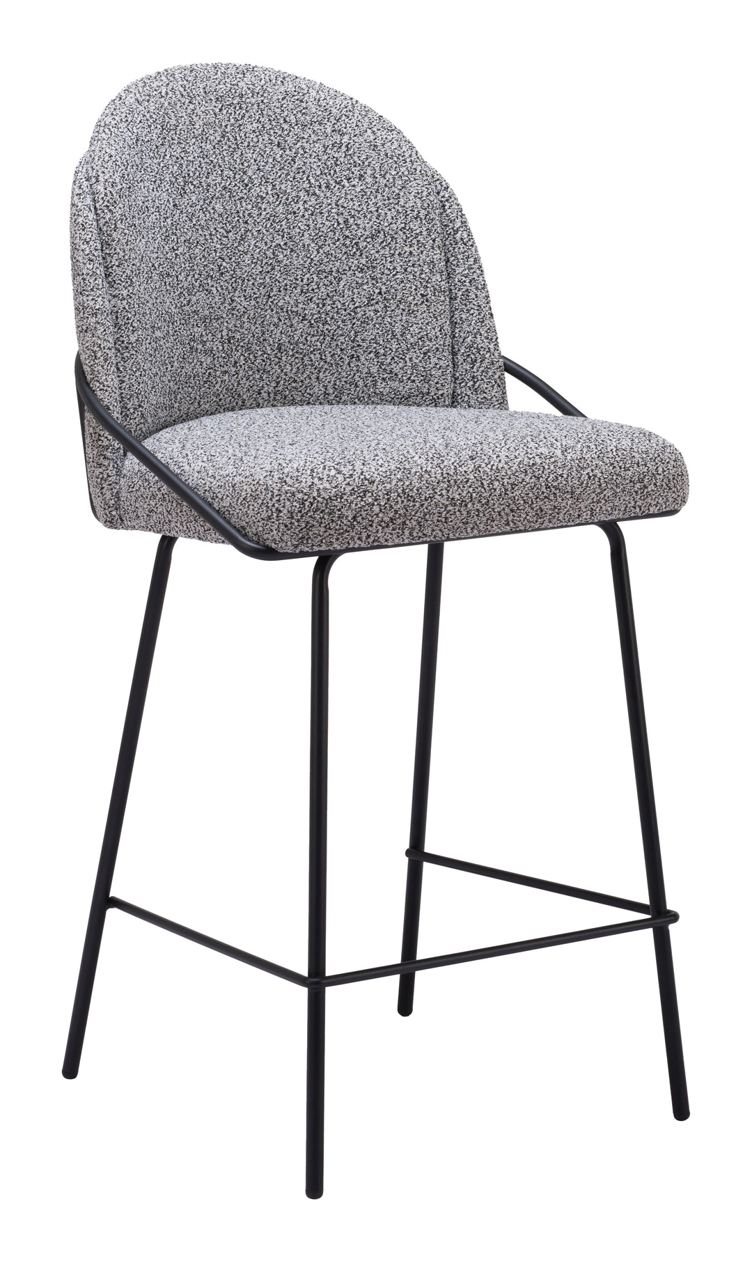 Zuo Jambi Counter Stool (Set of 2) Black & White