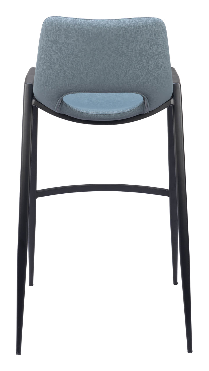 Zuo Desi Barstool (Set of 2) Azure Gray