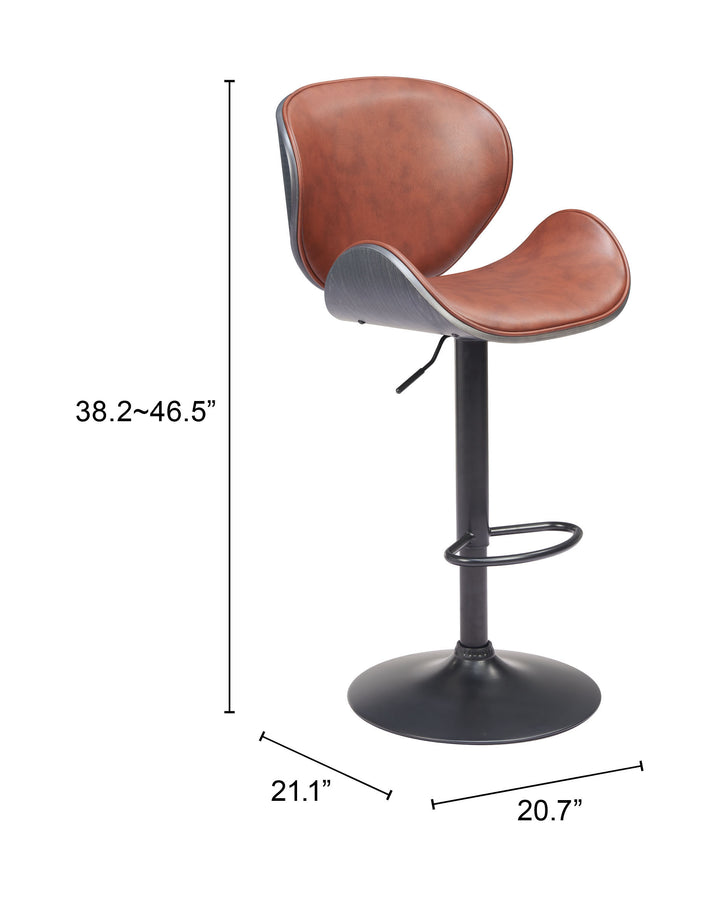 Zuo Meyane Barstool Brown