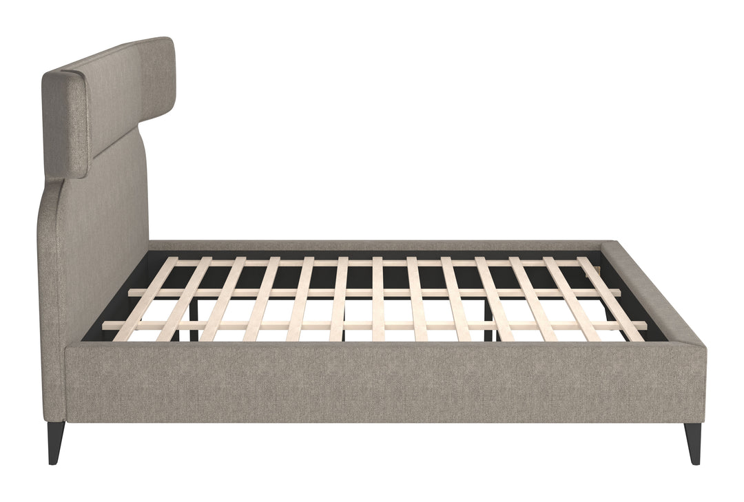 Zuo Dusa King Bed Olive Brown