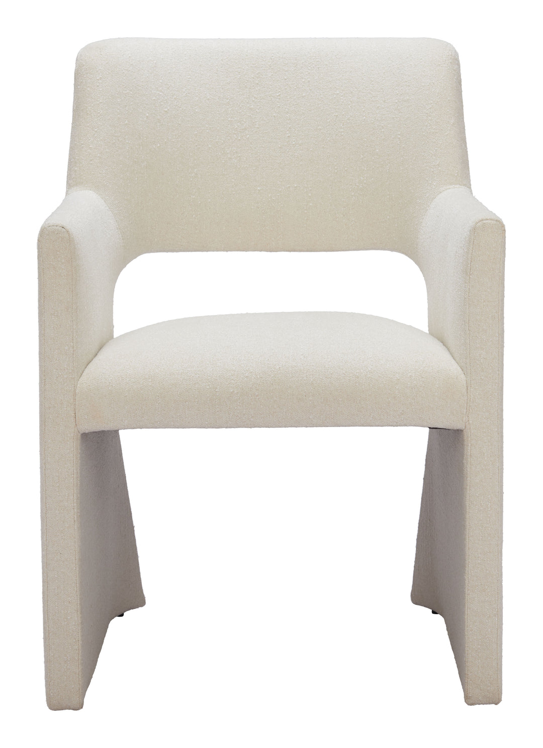 Zuo Minet Dining Chair Linen White