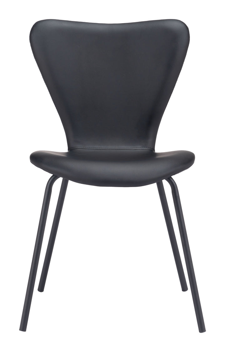 Zuo Torlo Dining Chair (Set of 2) Black
