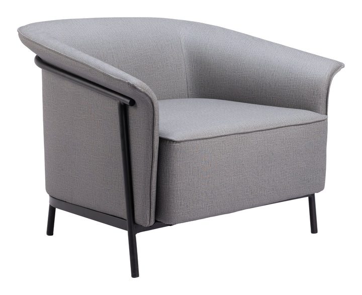 Zuo Burry Accent Chair Slate Gray