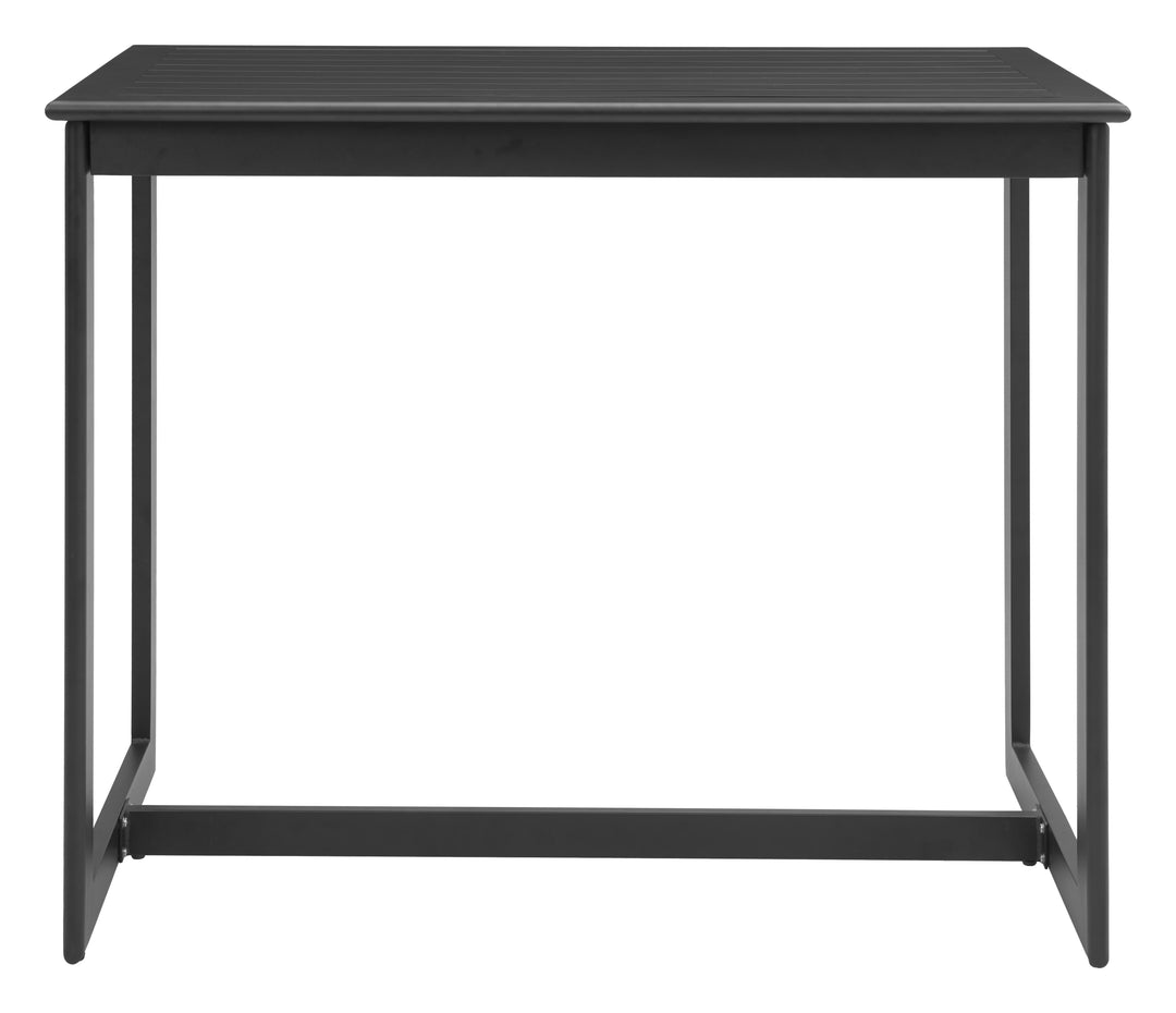 Zuo Midnight Wave Bar Table Black
