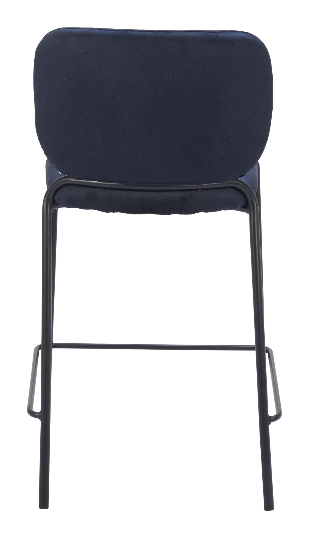 Zuo Plat Counter Stool (Set of 2) Blue