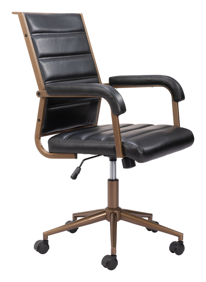 Zuo Auction Office Chair Vintage Black