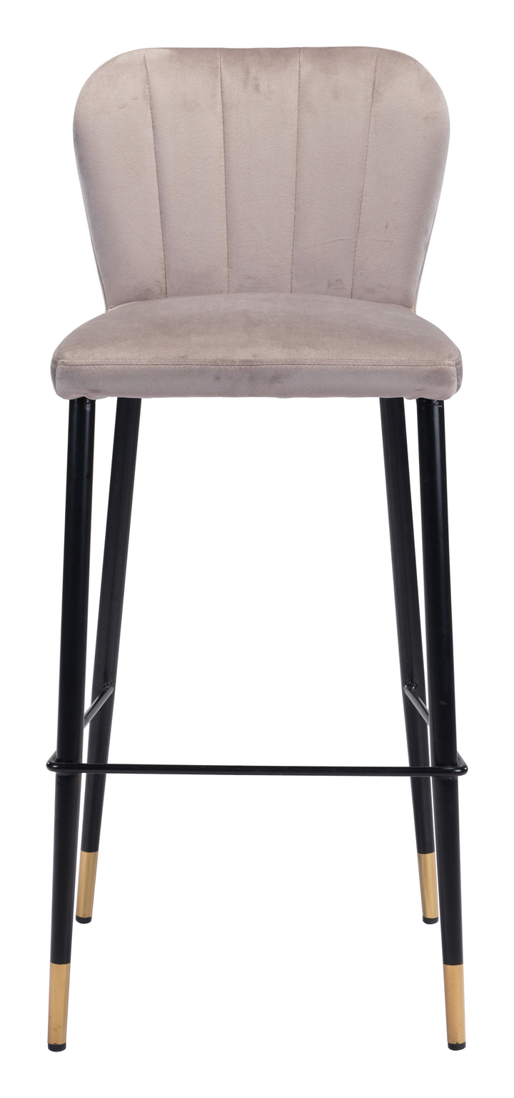 Zuo Manchester Barstool (Set of 2) Gray