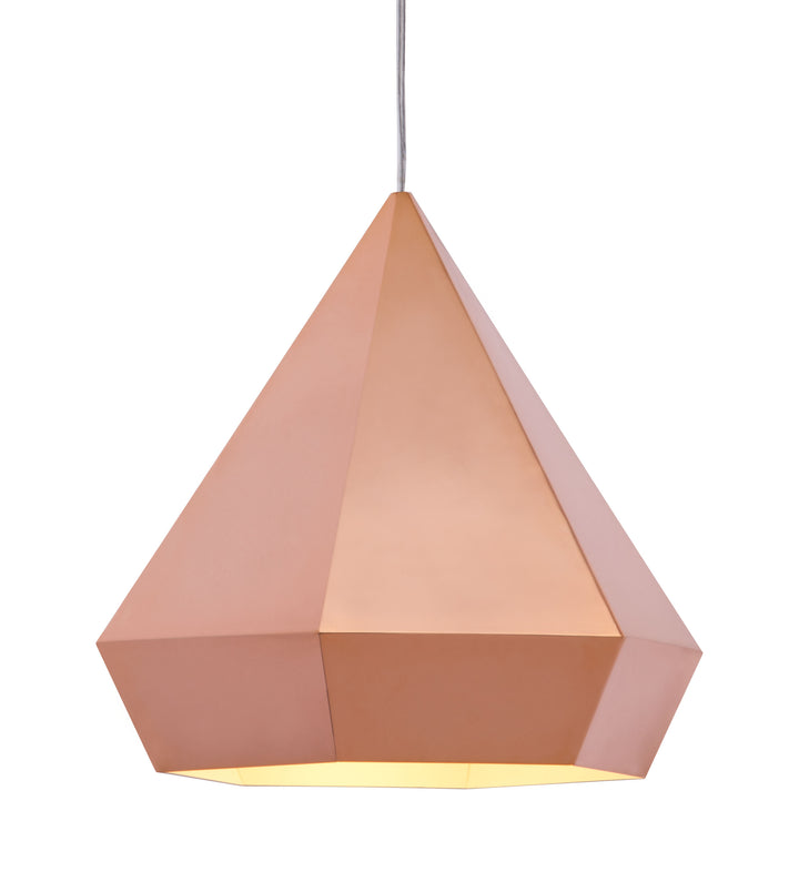 Zuo Forecast Ceiling Lamp Rose Gold