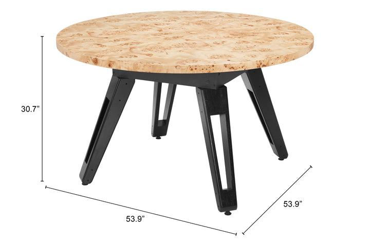 Zuo Burl 2 in 1 Table Natural