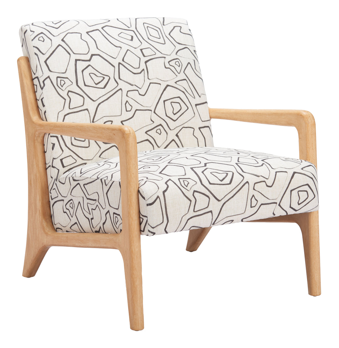 Zuo Runa Accent Chair Beige & Natural
