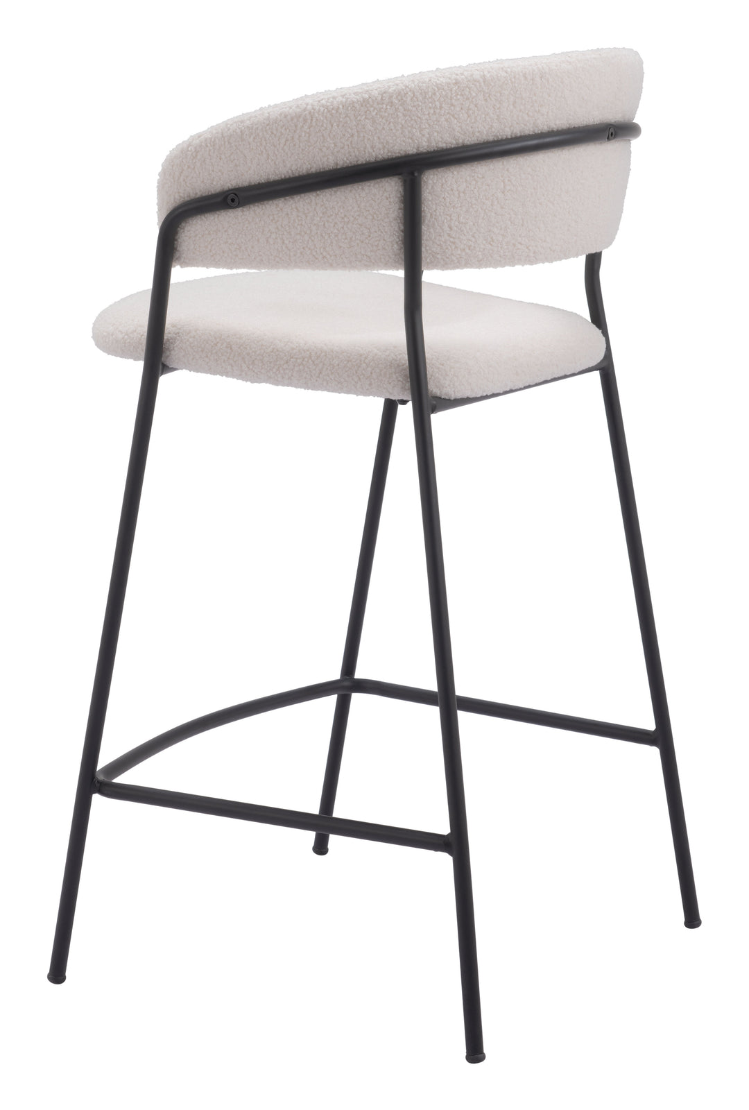 Zuo Josephine Counter Stool (Set of 2) Cream