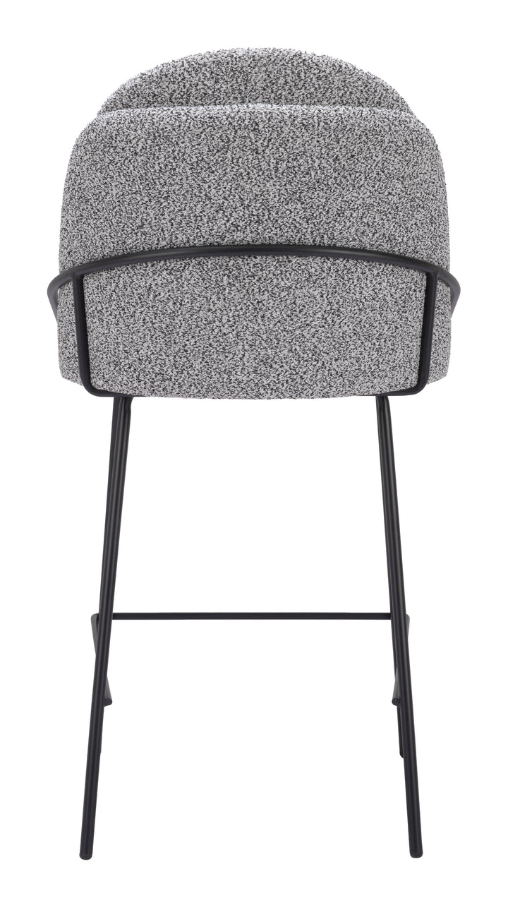 Zuo Jambi Counter Stool (Set of 2) Black & White