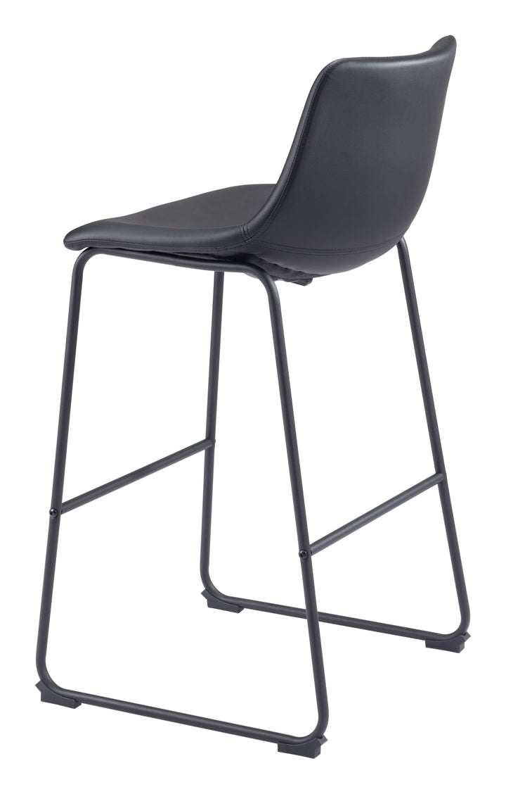 Zuo Smart Barstool (Set of 2) Black