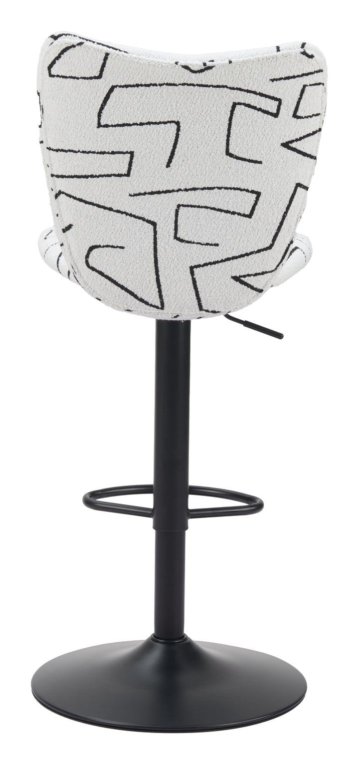 Zuo Elevate Barstool (Set of 2) White