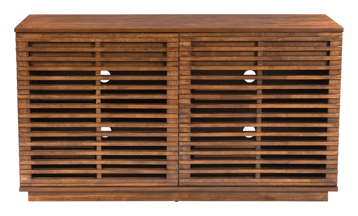 Zuo Linea Credenza Walnut