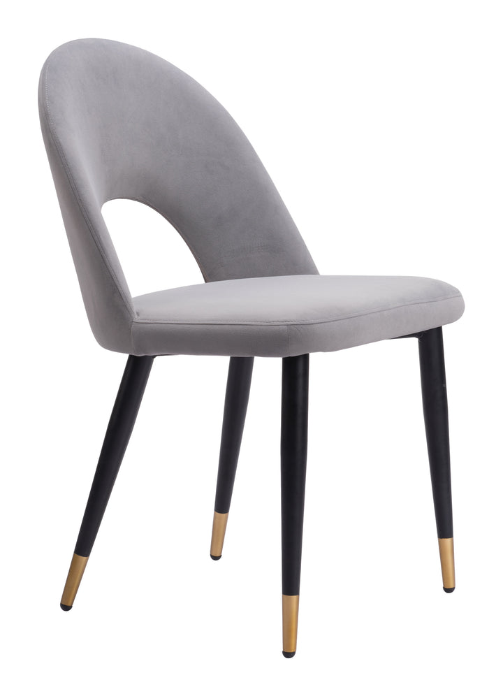 Zuo Menlo Dining Chair (Set of 2) Gray
